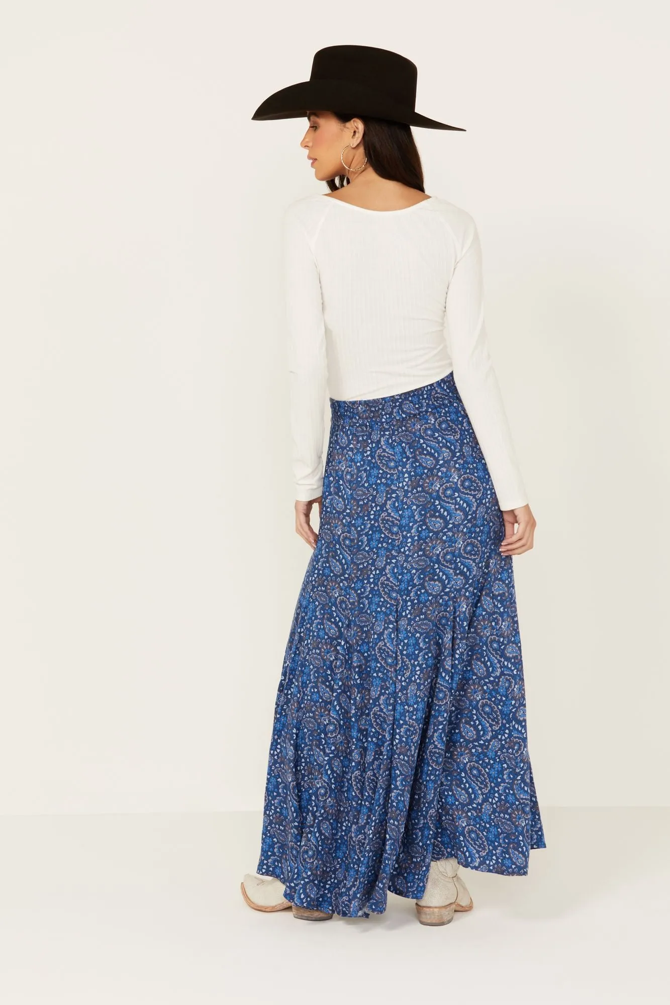 Garrison Printed Maxi Skirt