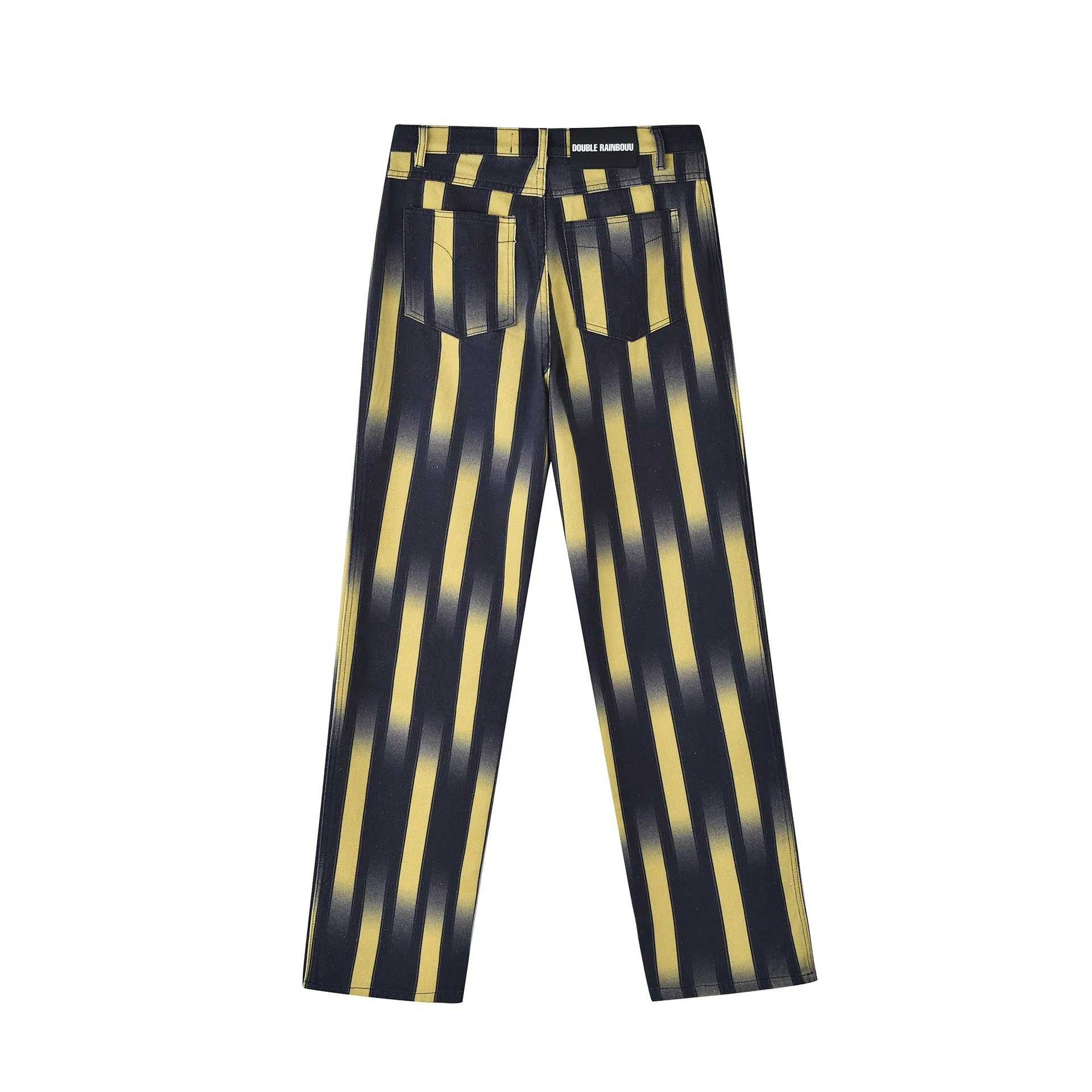 GHOST STRIPE YELLOW PARTY PANTS