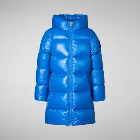 Girls' animal free Puffer jacket Millie in blue berry