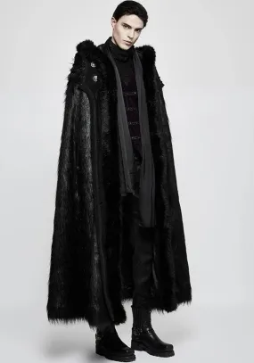 Gothic Witch/Warlock | LONG FUR CLOAK