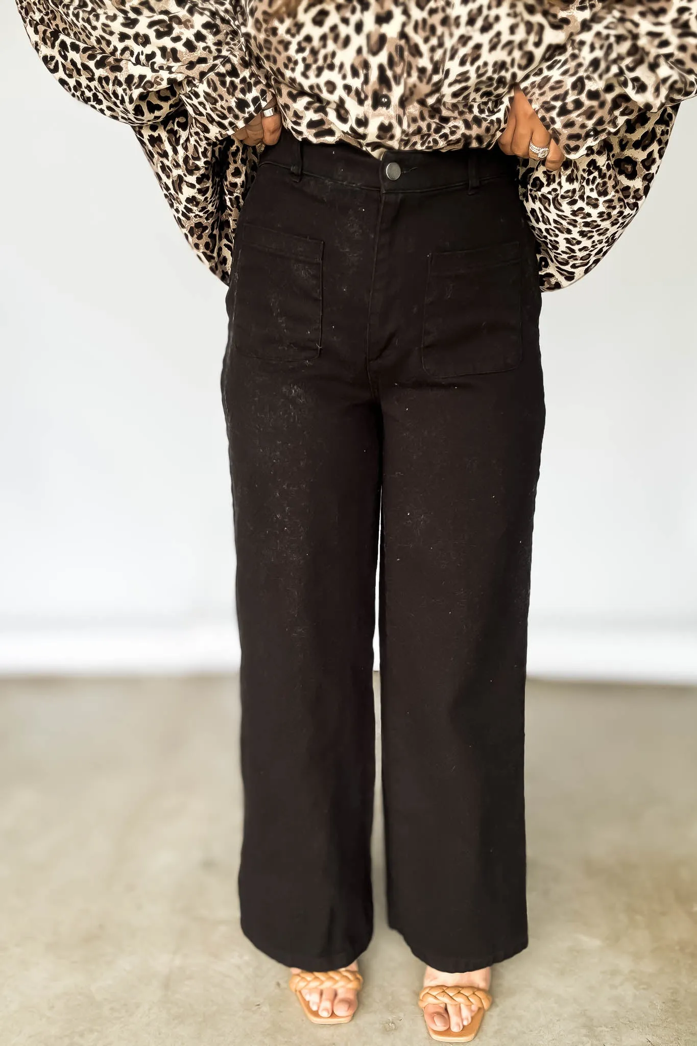 High-Waist Wide-Leg Pants