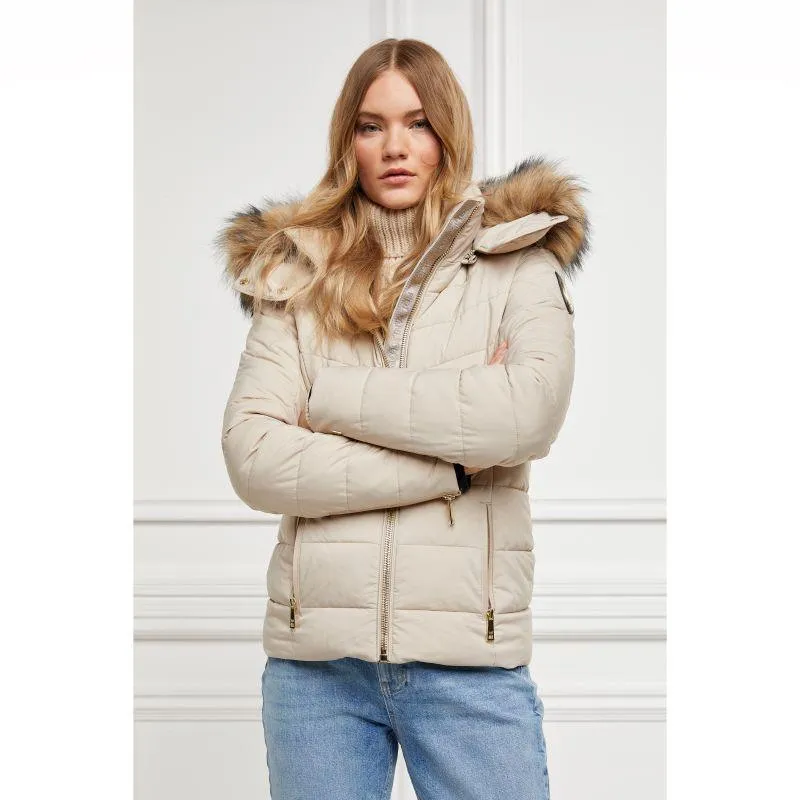 Holland Cooper Whistler Ladies Puffer Jacket - Stone