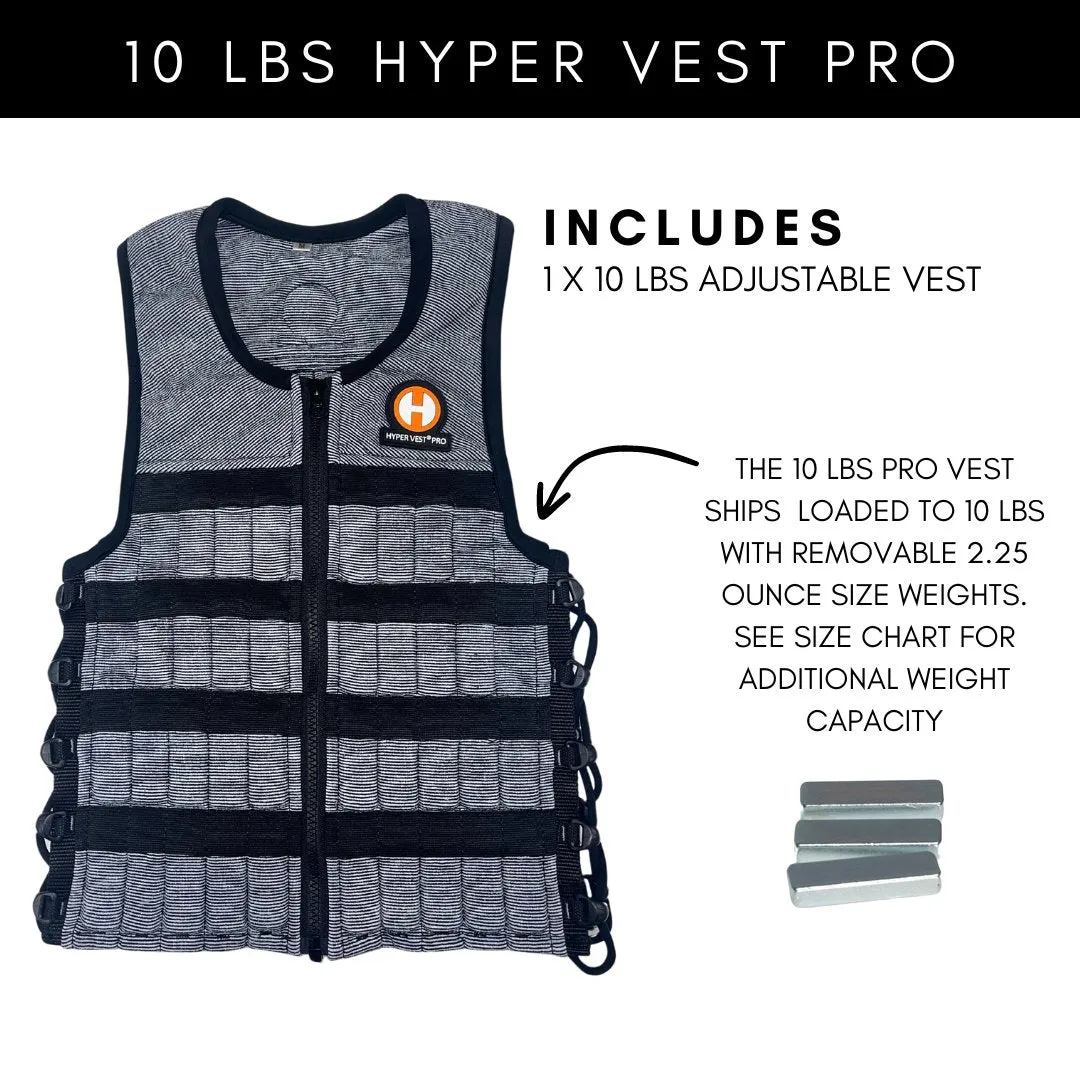 Hyper Vest PRO Weight Vest | Adjustable, Comfortable, Thin