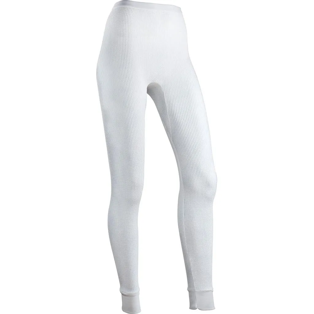 Indera womens Traditional Thermal Bottom White Small