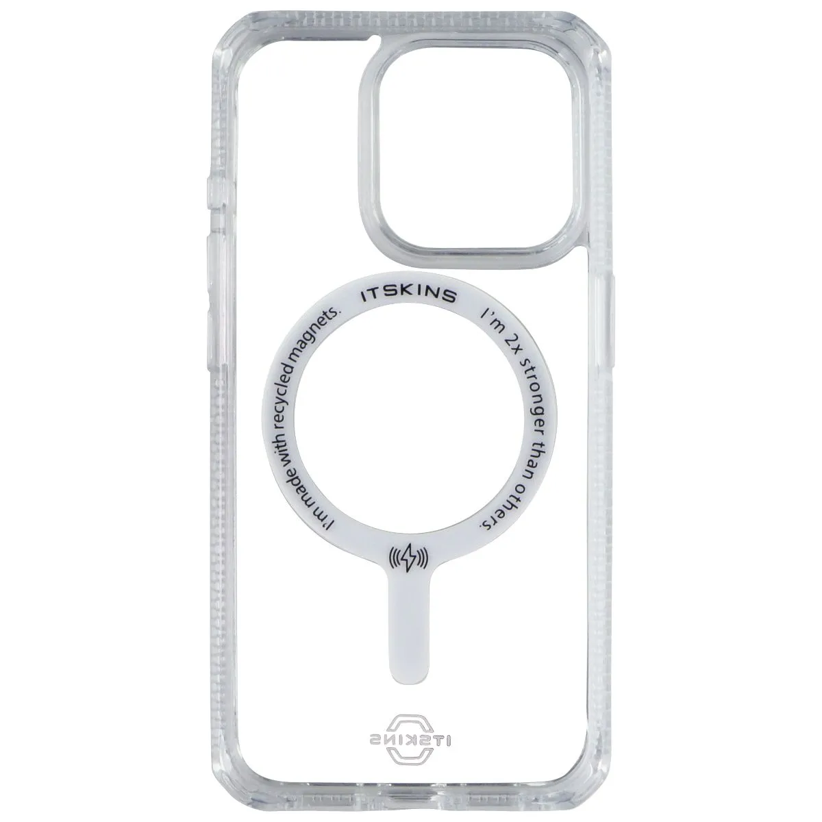 ITSKINS Hybrid__R Clear Series Case for MagSafe for Apple iPhone 15 Pro - Clear