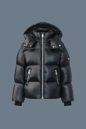 Jesse-T Kids Down Hooded Coat (Black) - P0015780001