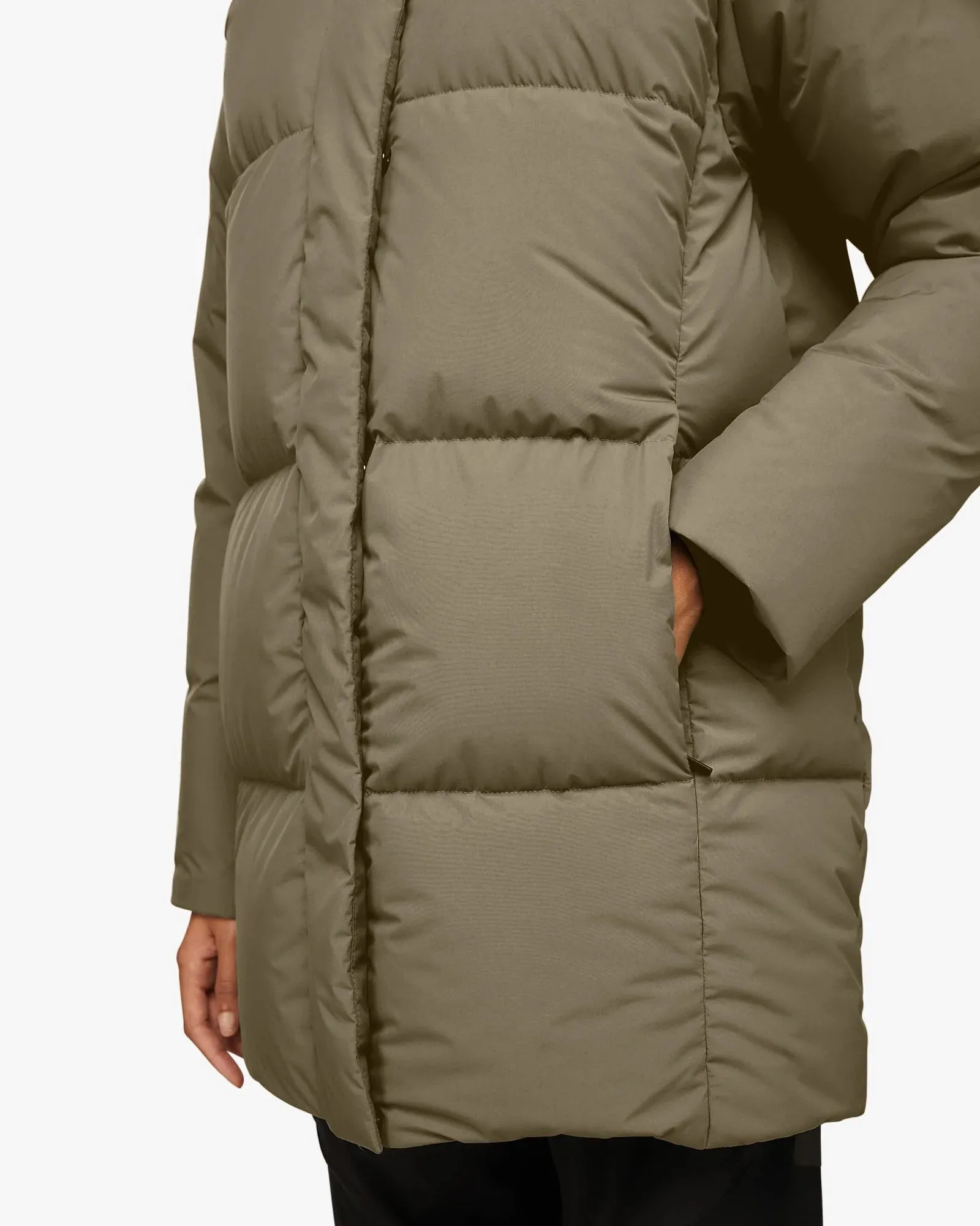 June Puffer Down Jacket (Taupe)