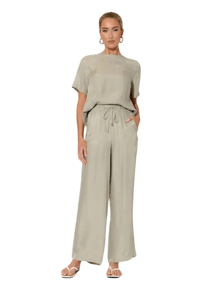 Kelly Cupro Pant Sage Green