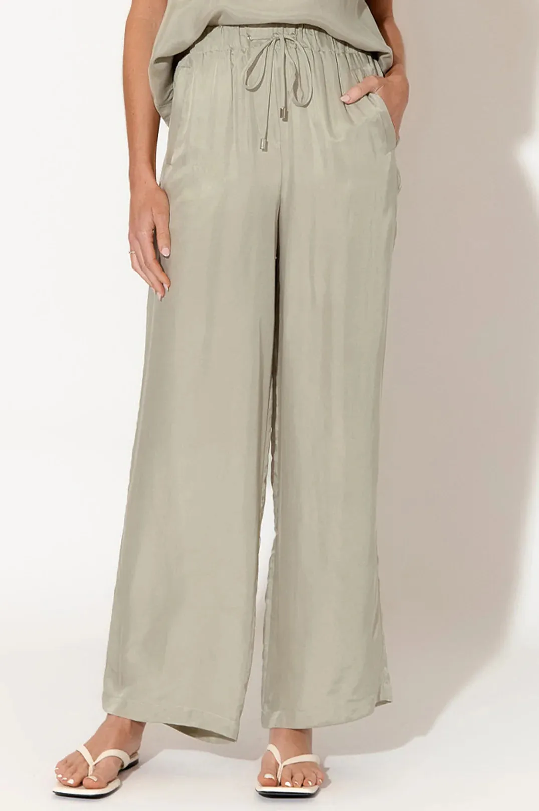 Kelly Cupro Pant Sage Green