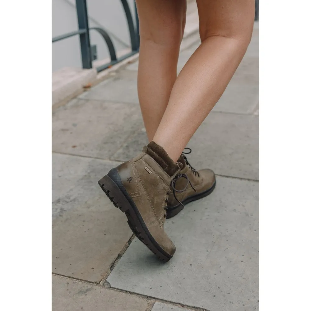 Khaki Annay Mid-Calf Boots