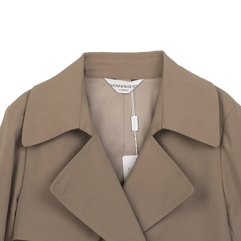 Khaki Classic Short Trench Coats