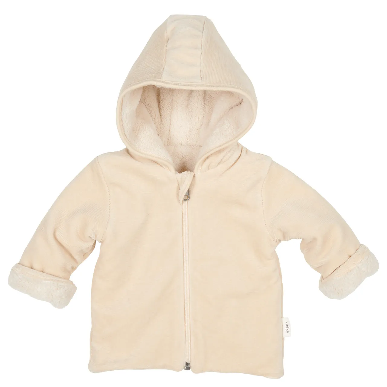 Koeka Baby Jacket Reversible Oddi | Warm white