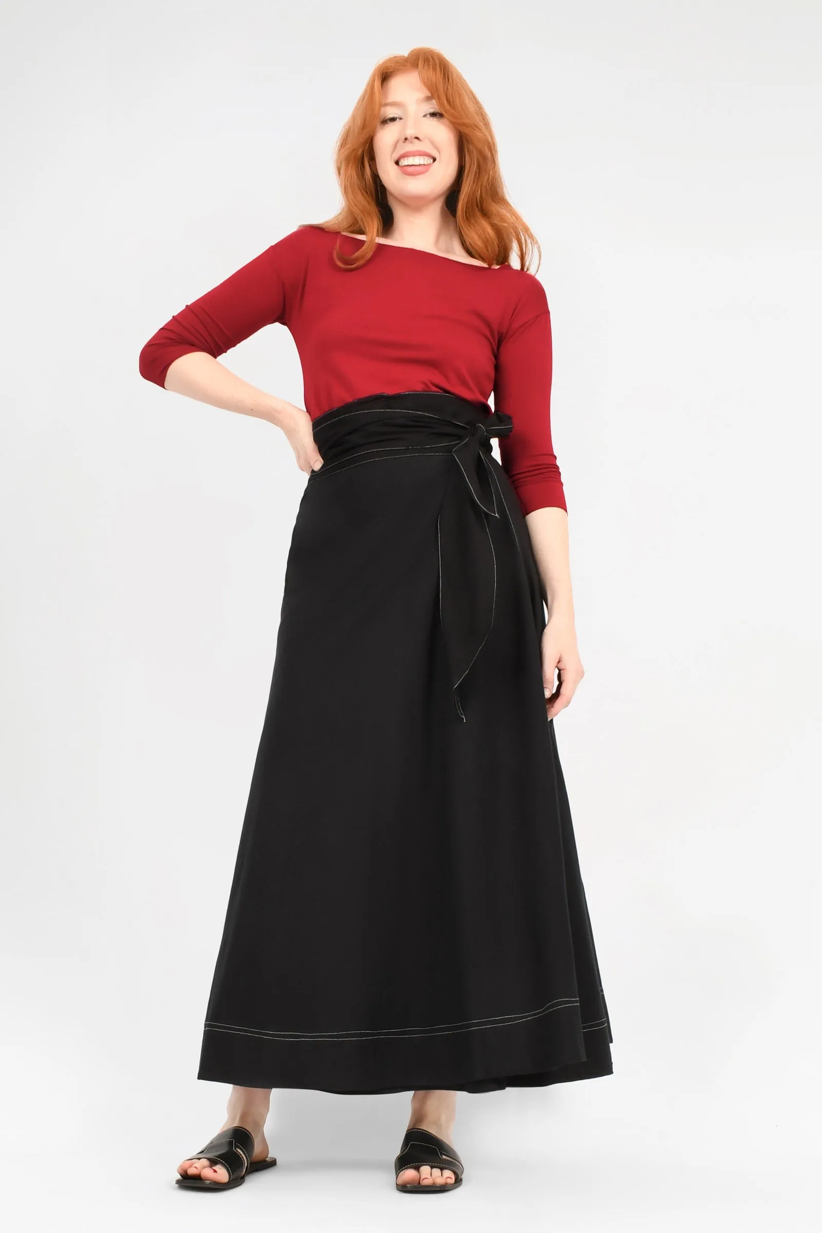 Lara Maxi Wrap Skirt