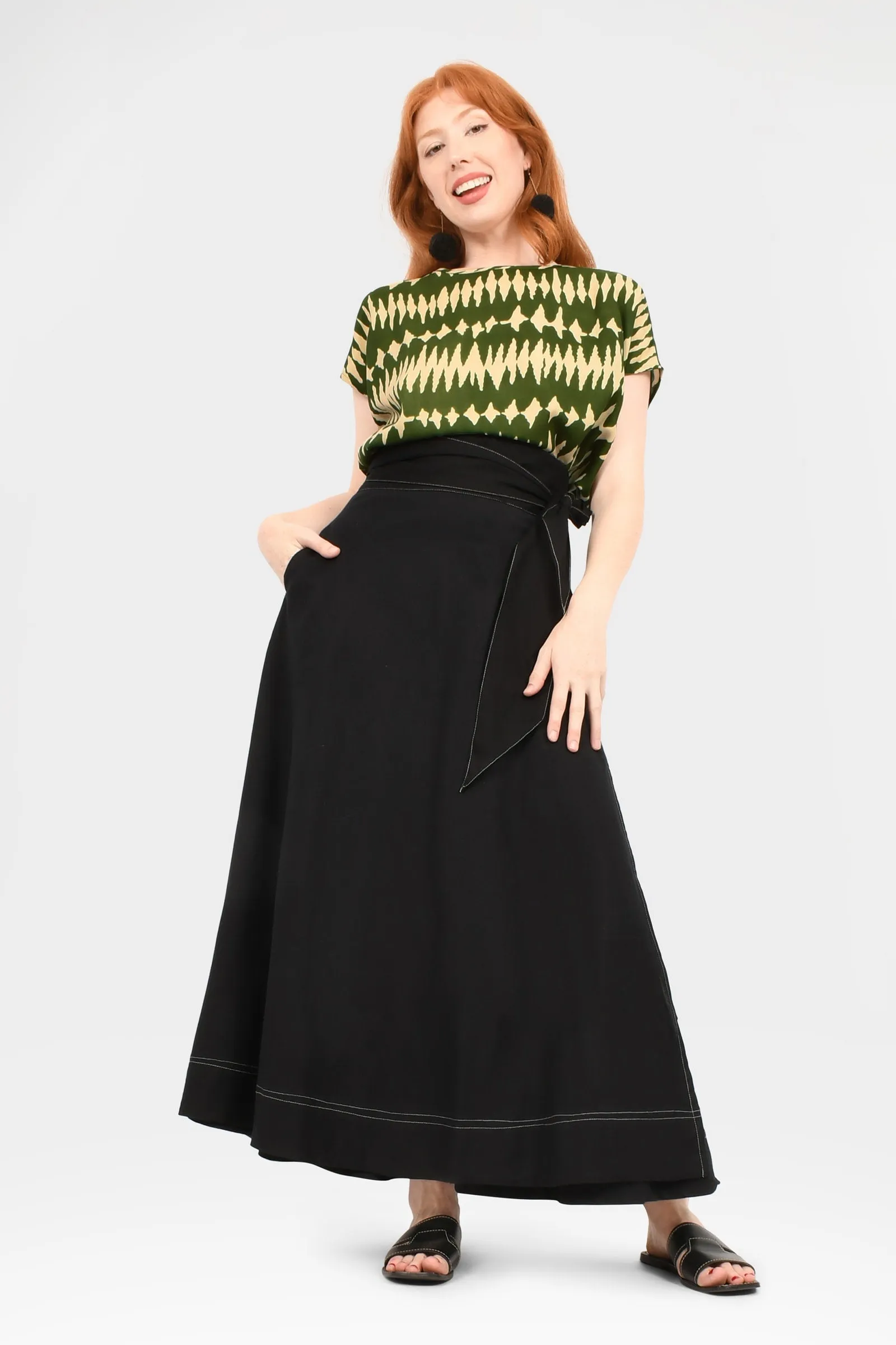 Lara Maxi Wrap Skirt