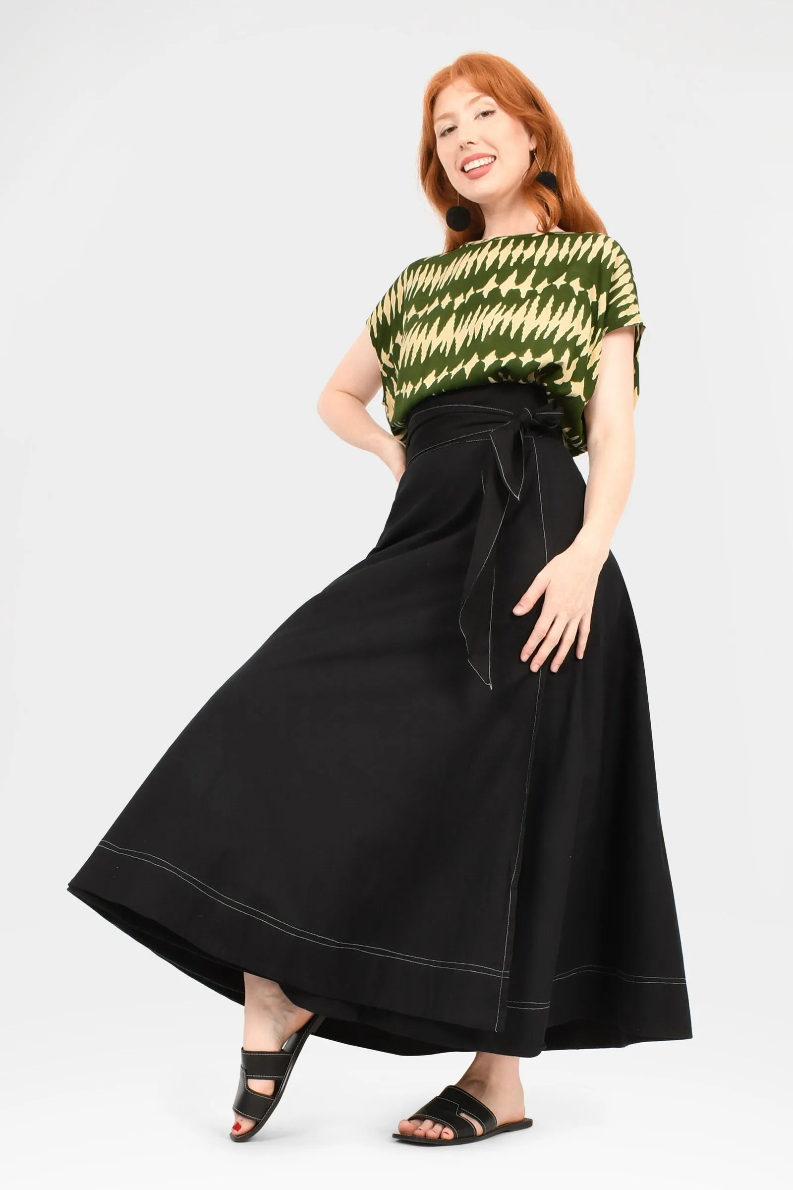 Lara Maxi Wrap Skirt