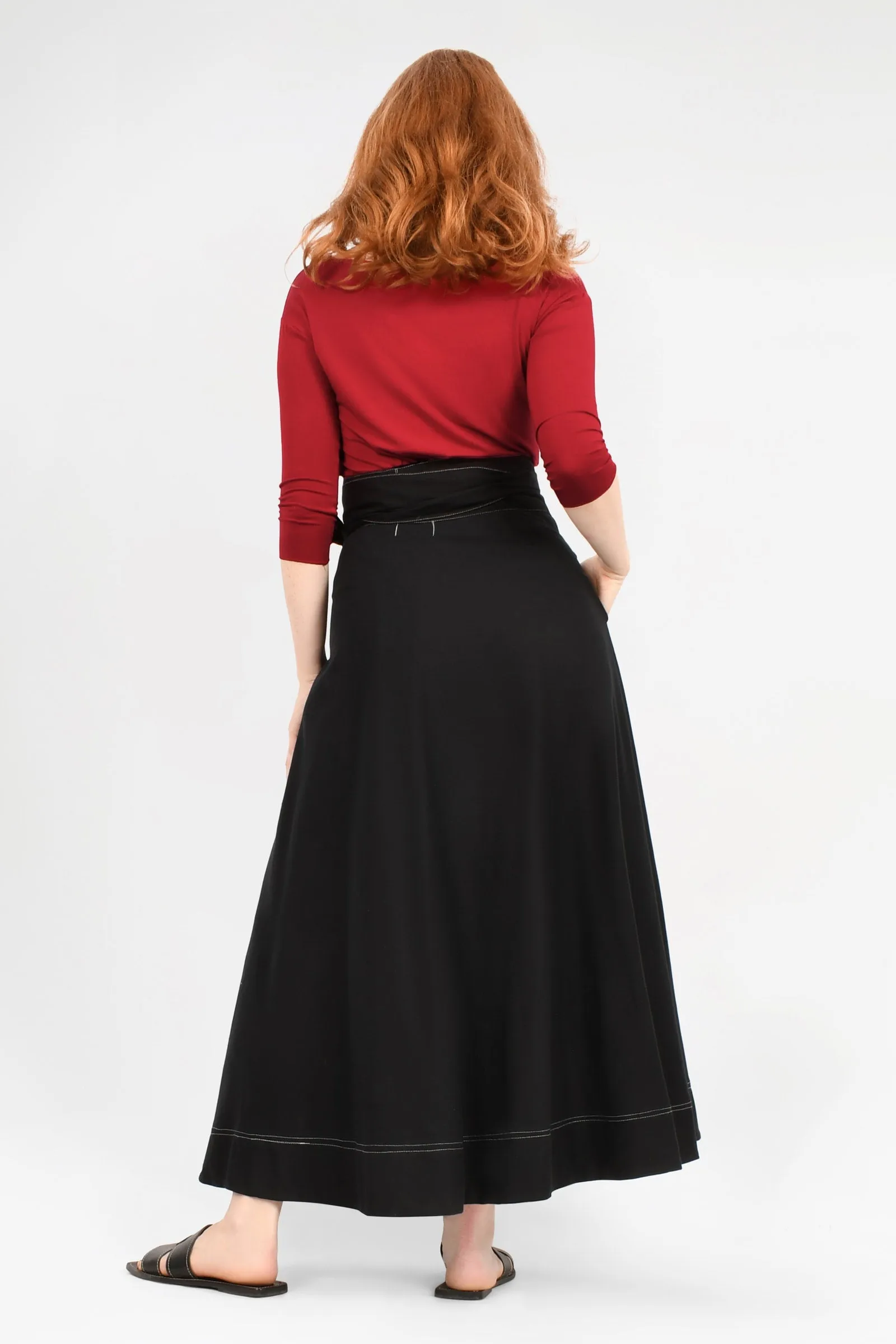 Lara Maxi Wrap Skirt