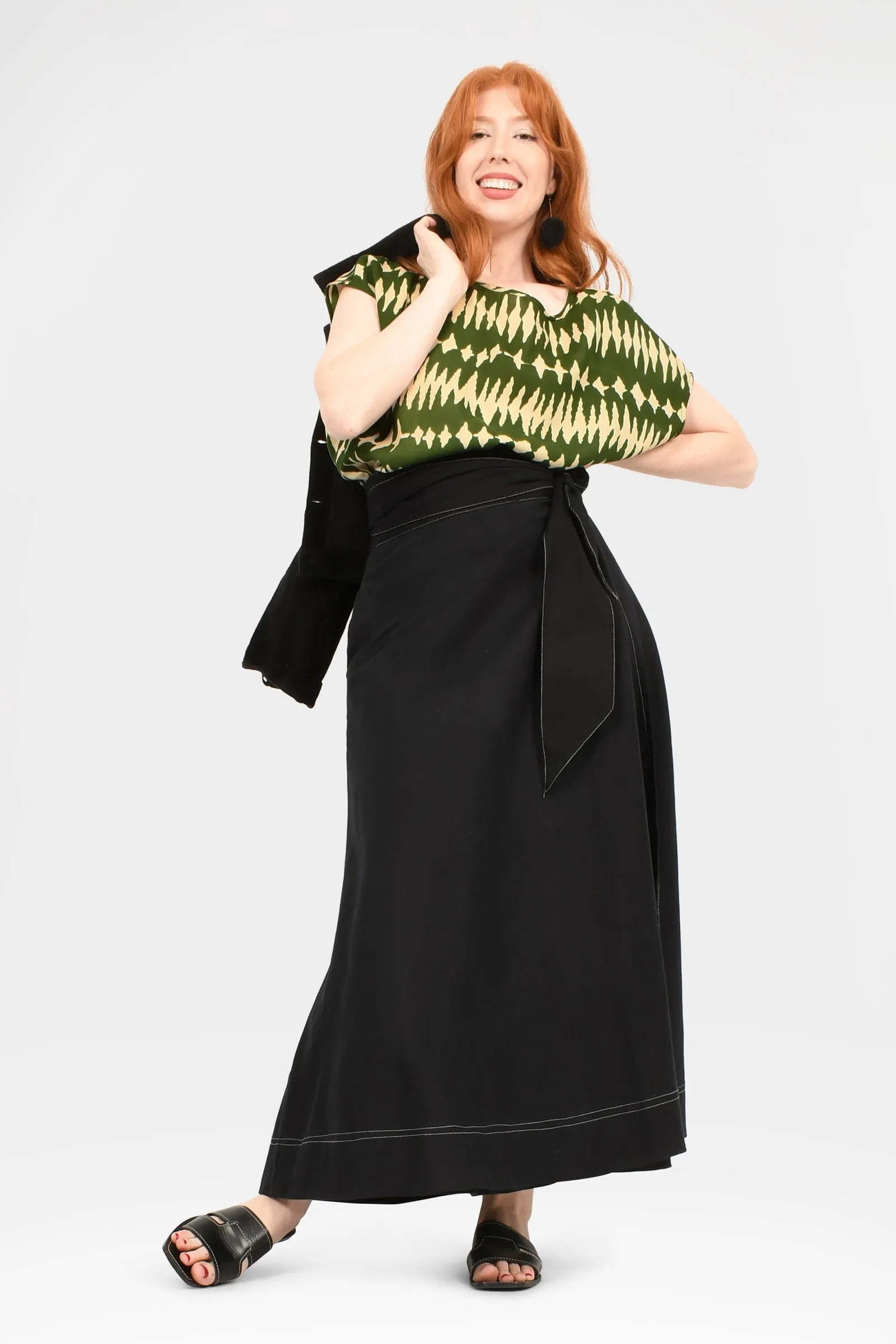 Lara Maxi Wrap Skirt