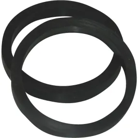 Lasco 1-1/4 In. Black Rubber Slip Joint Washer (2 Pack)