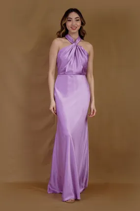 Lavender Halter Gown