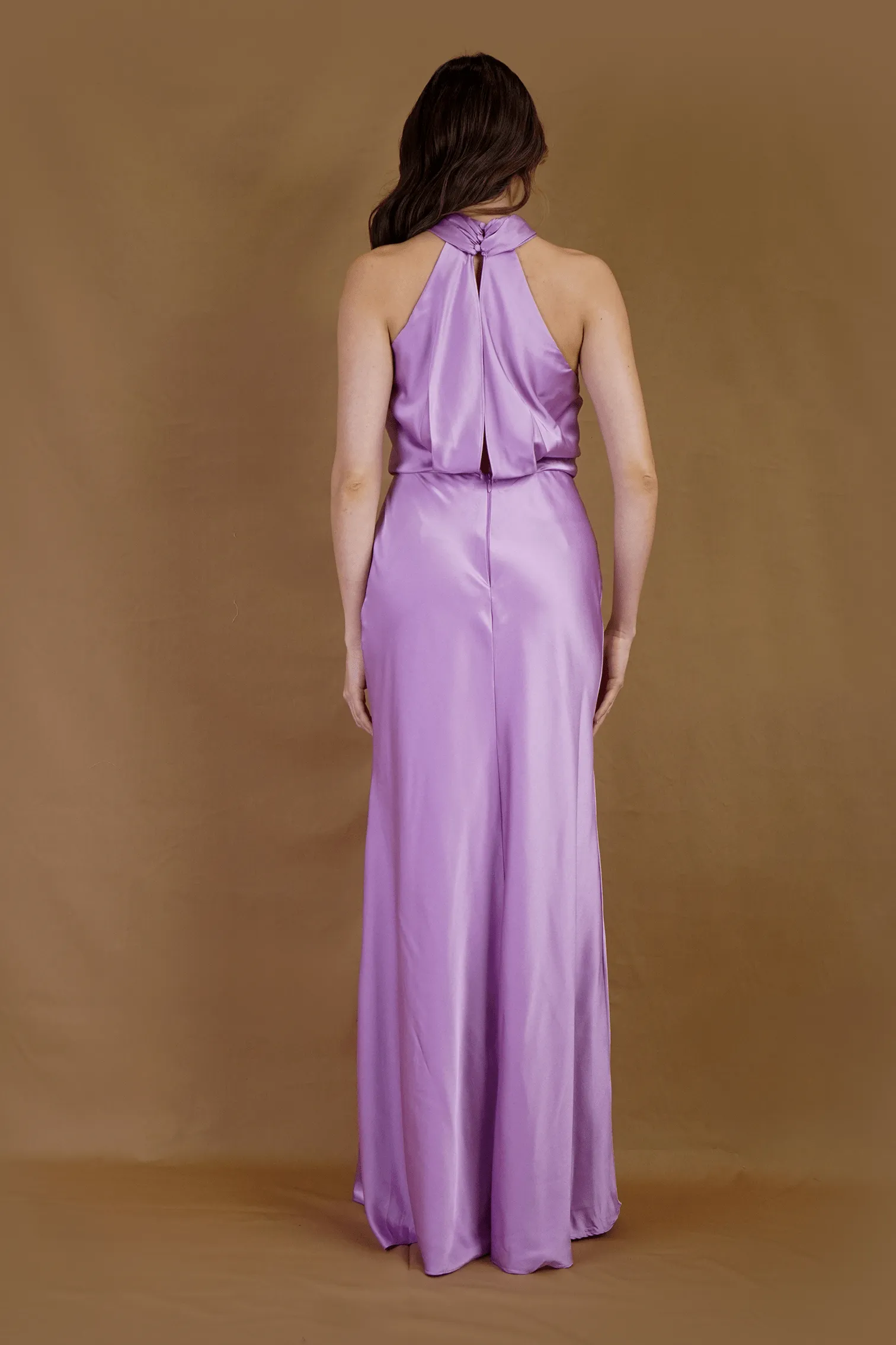 Lavender Halter Gown