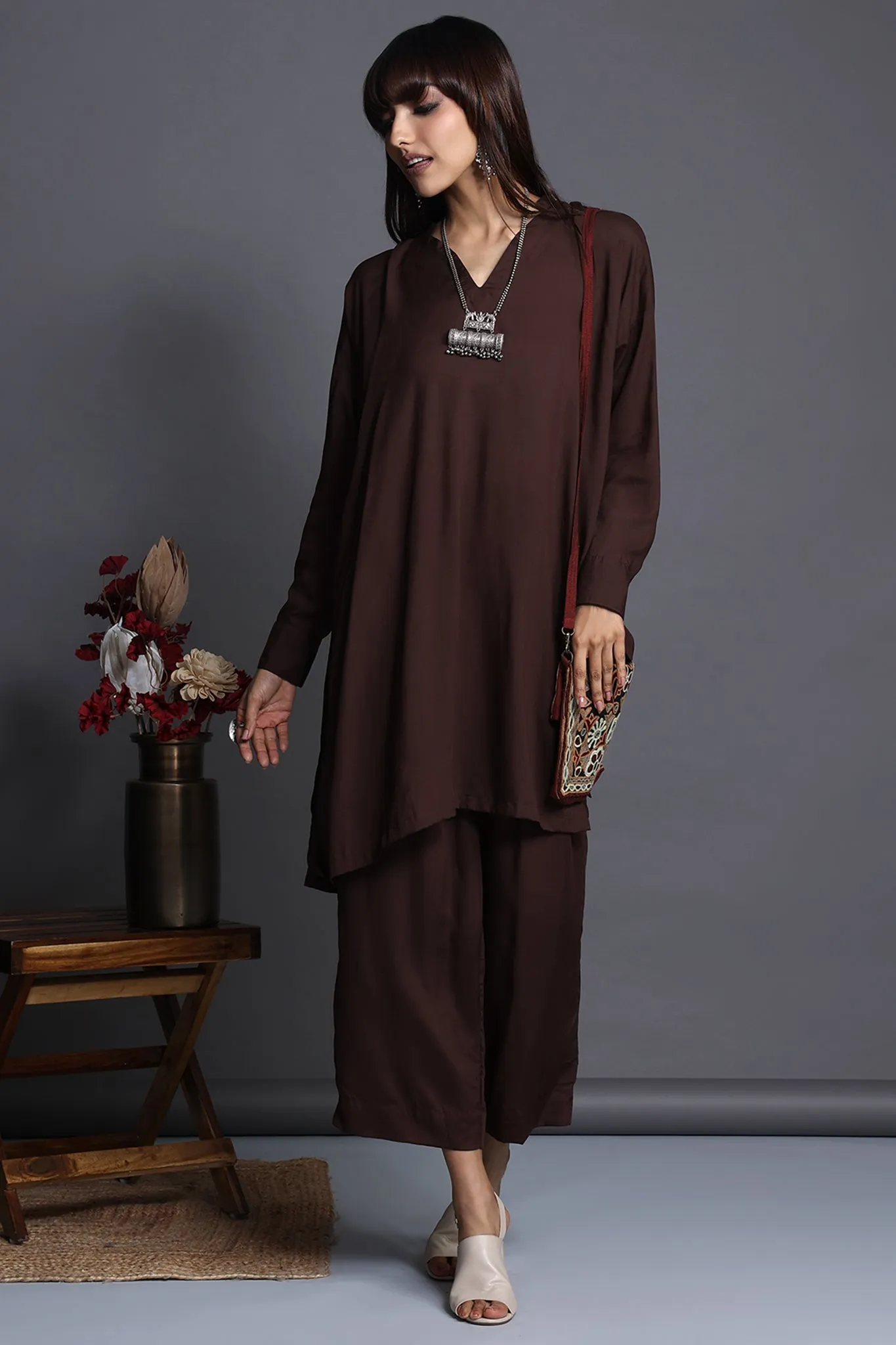 leisure tunic - cinnamon spice & whispered luxury