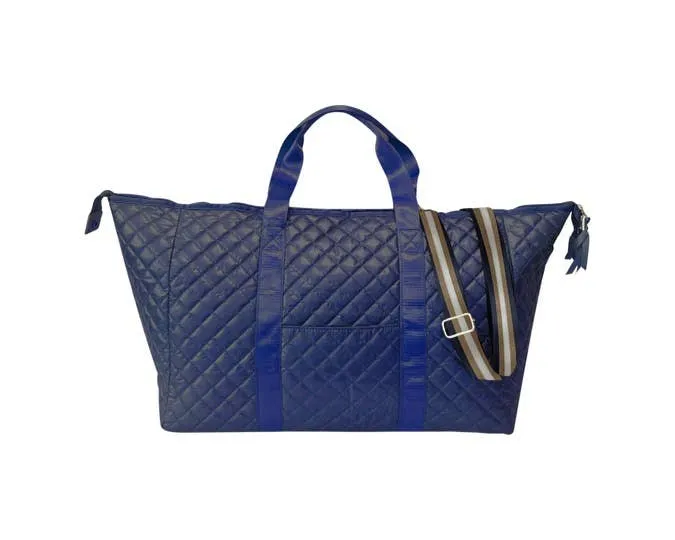 Lemonbella - The Debra Diamond Navy Patent Weekender