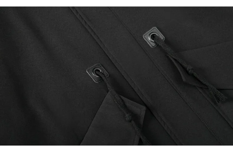 Long Trench Coat Jacket Men Cotton Autumn Spring Black Hip Hop Japanese Coats Streetwear Men&#39;s Hooded