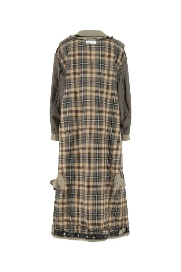 MAISON MARGIELA | Multicolor cotton reversible oversize 'Anonymity of the lining' trench coat