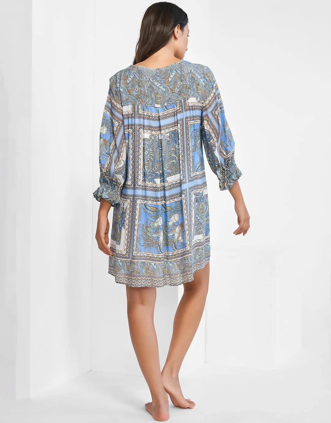 Majorelle Tunic - Oriental Horizon Blue