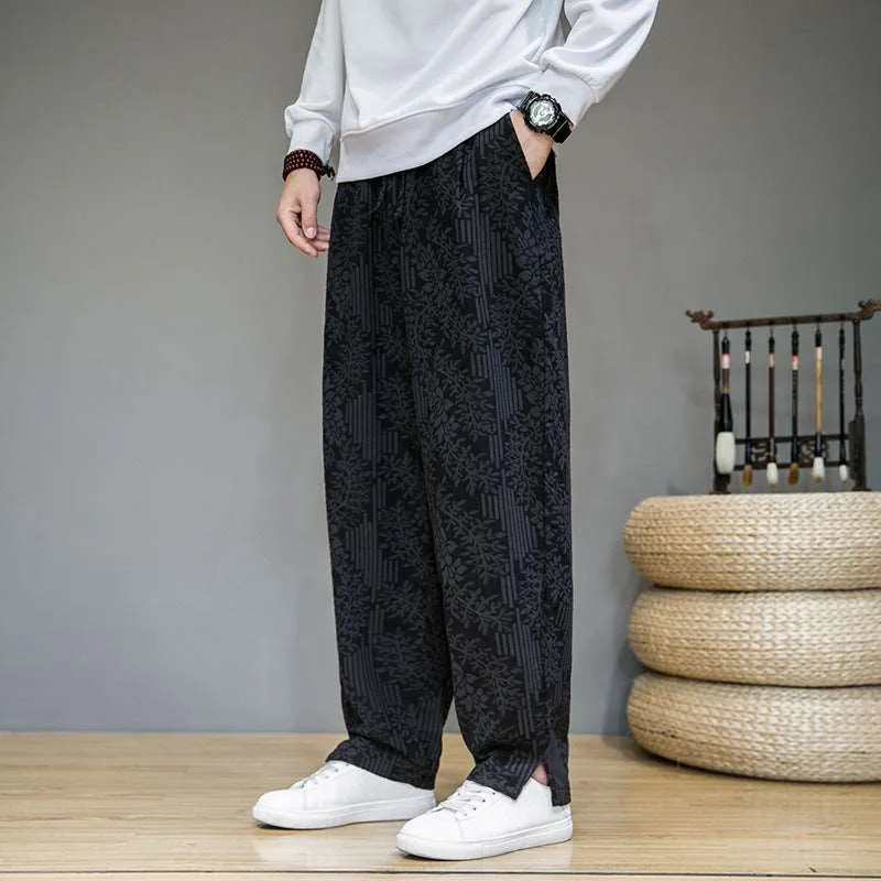 Men's Elegant Loose Straight Leg Pants