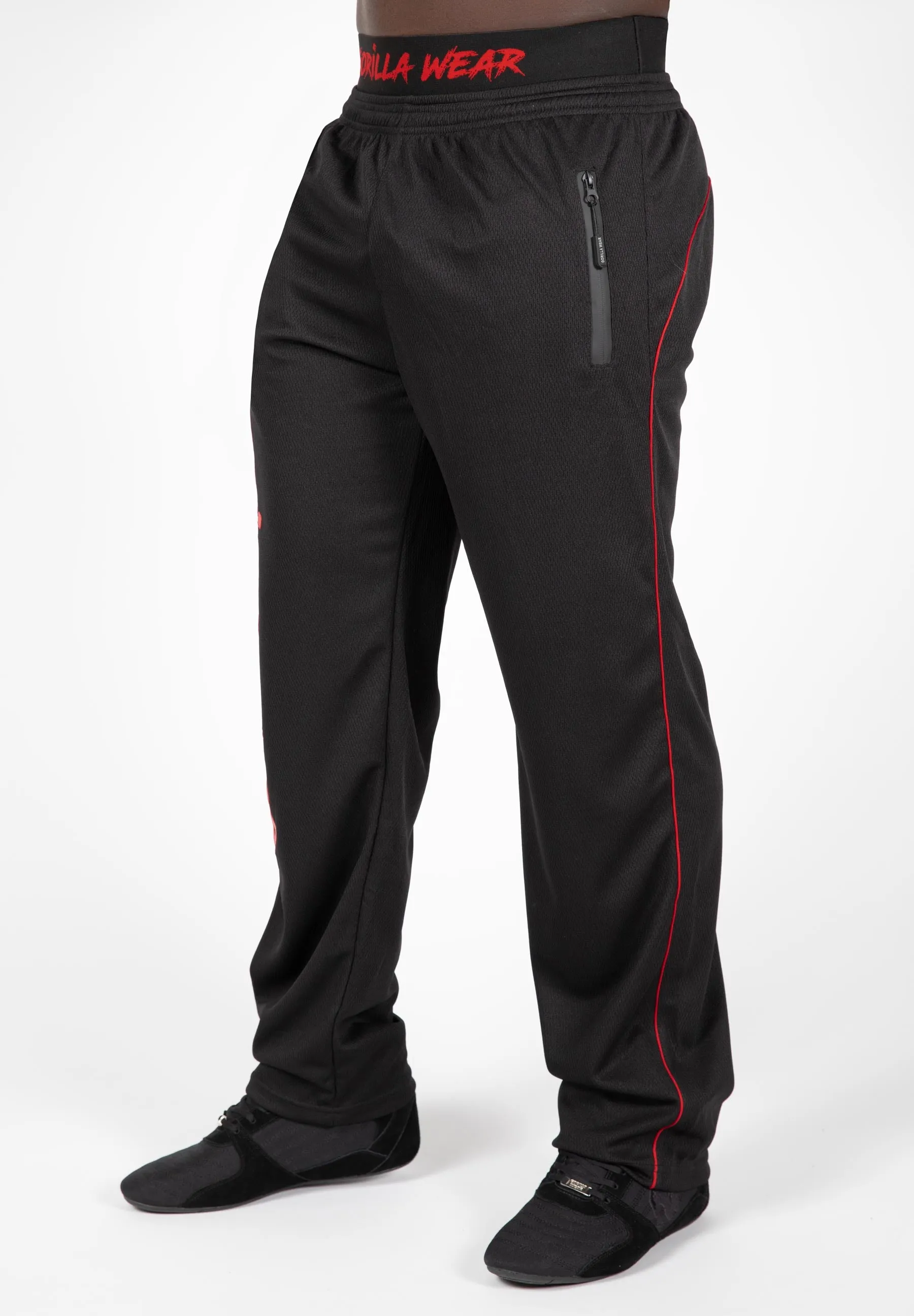 Mercury Mesh Pants - Black/Red