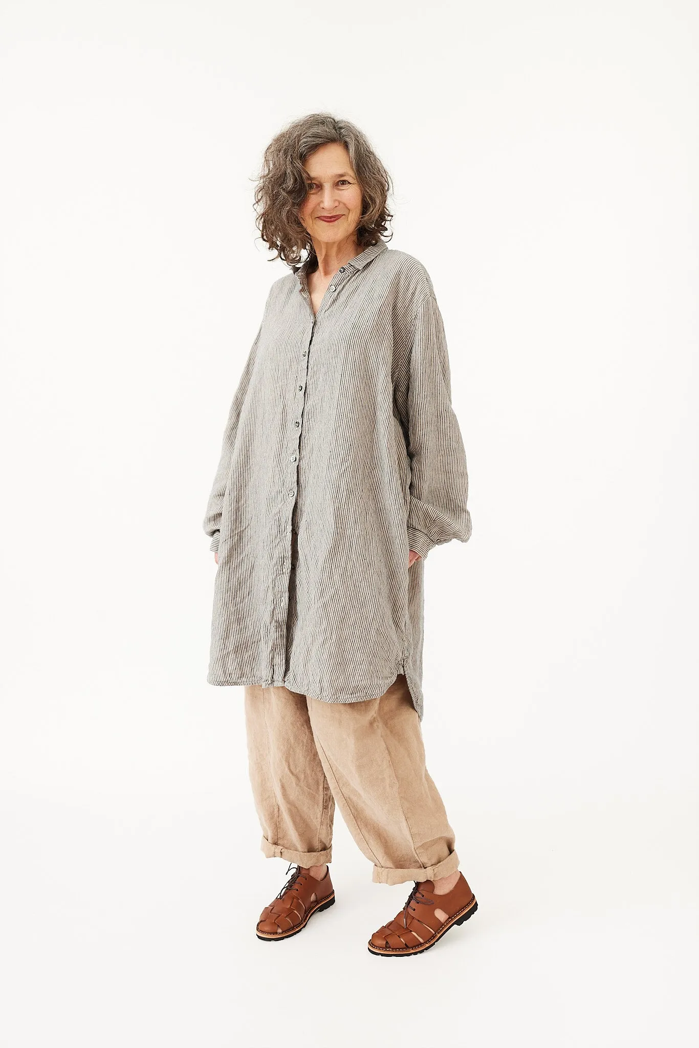 Metta - Manon Tunic - Bengal Stripe Linen