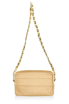 Mini Puffer Chain Purse - Gold