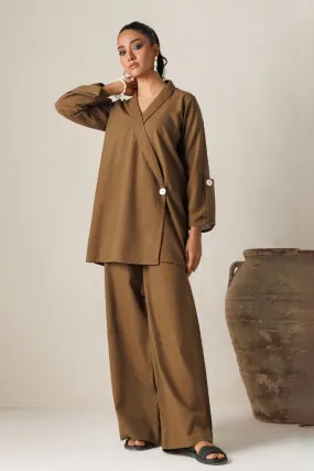 Minutiae - Sepia Co-Ord - Irish Linen - Earthy Brown - 2 Piece