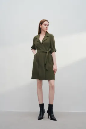 Multi-Way Stretch Trench Dress