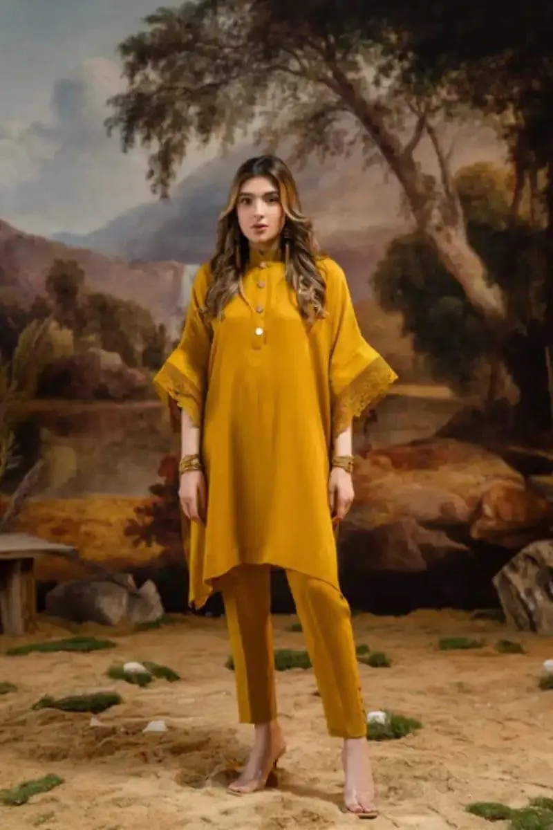 Natasha Kamal - Maple - mustard - Wool - 3 Piece