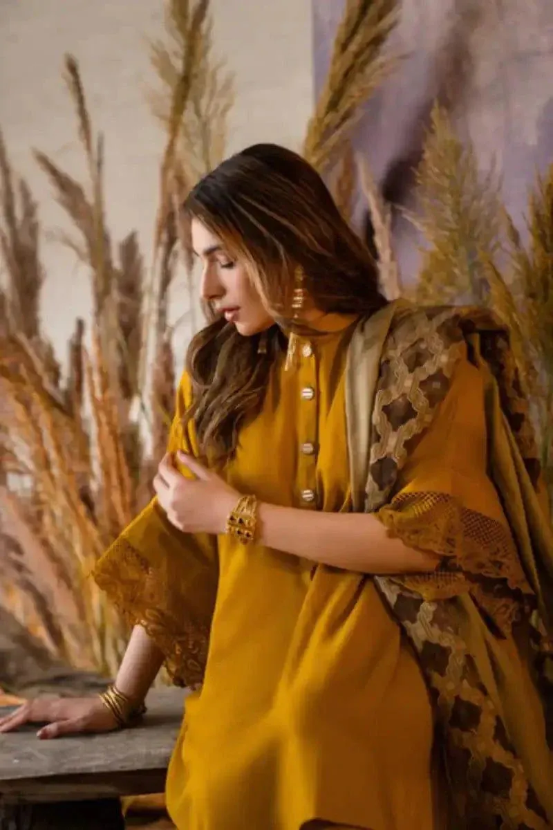 Natasha Kamal - Maple - mustard - Wool - 3 Piece