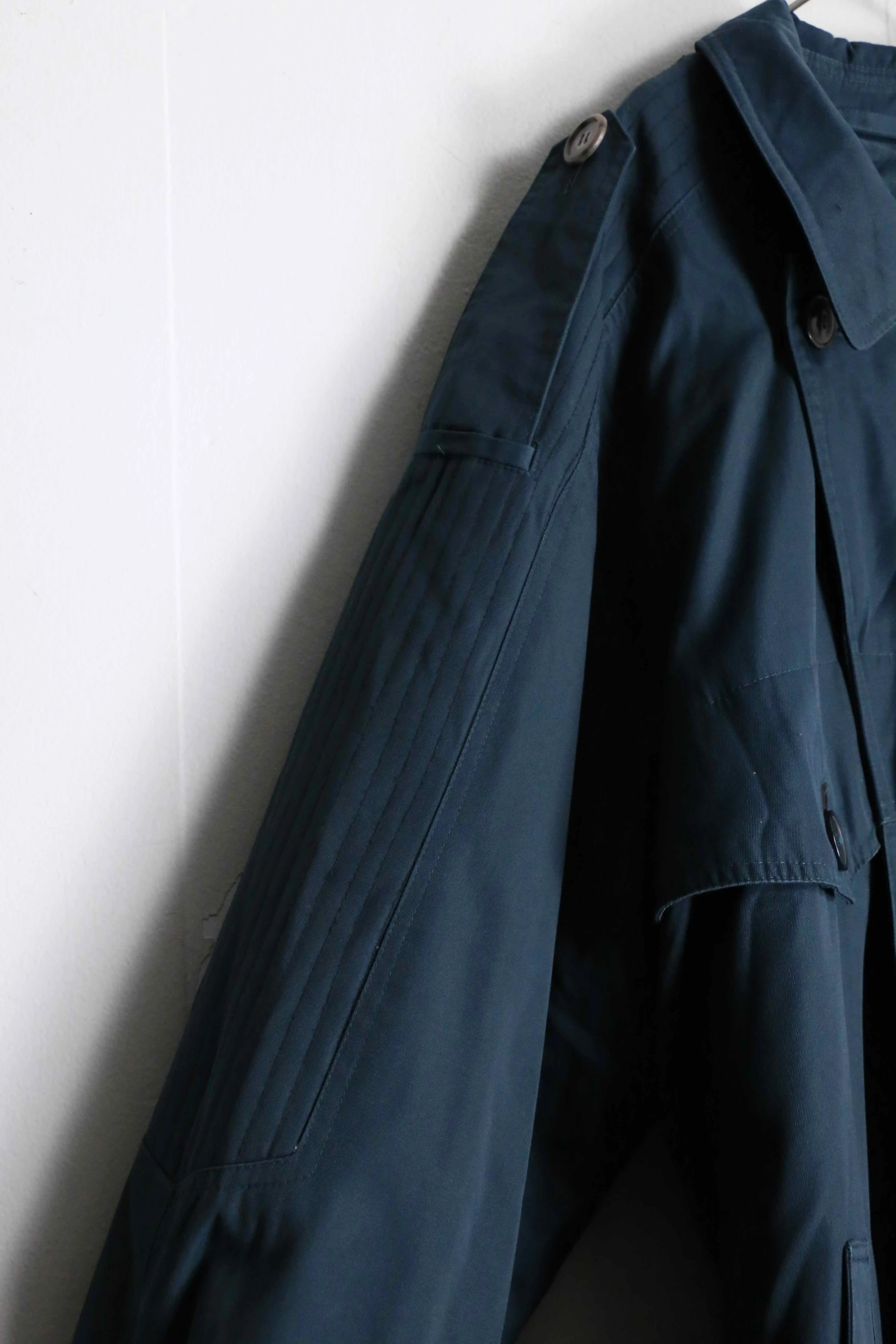 navy color trench coat