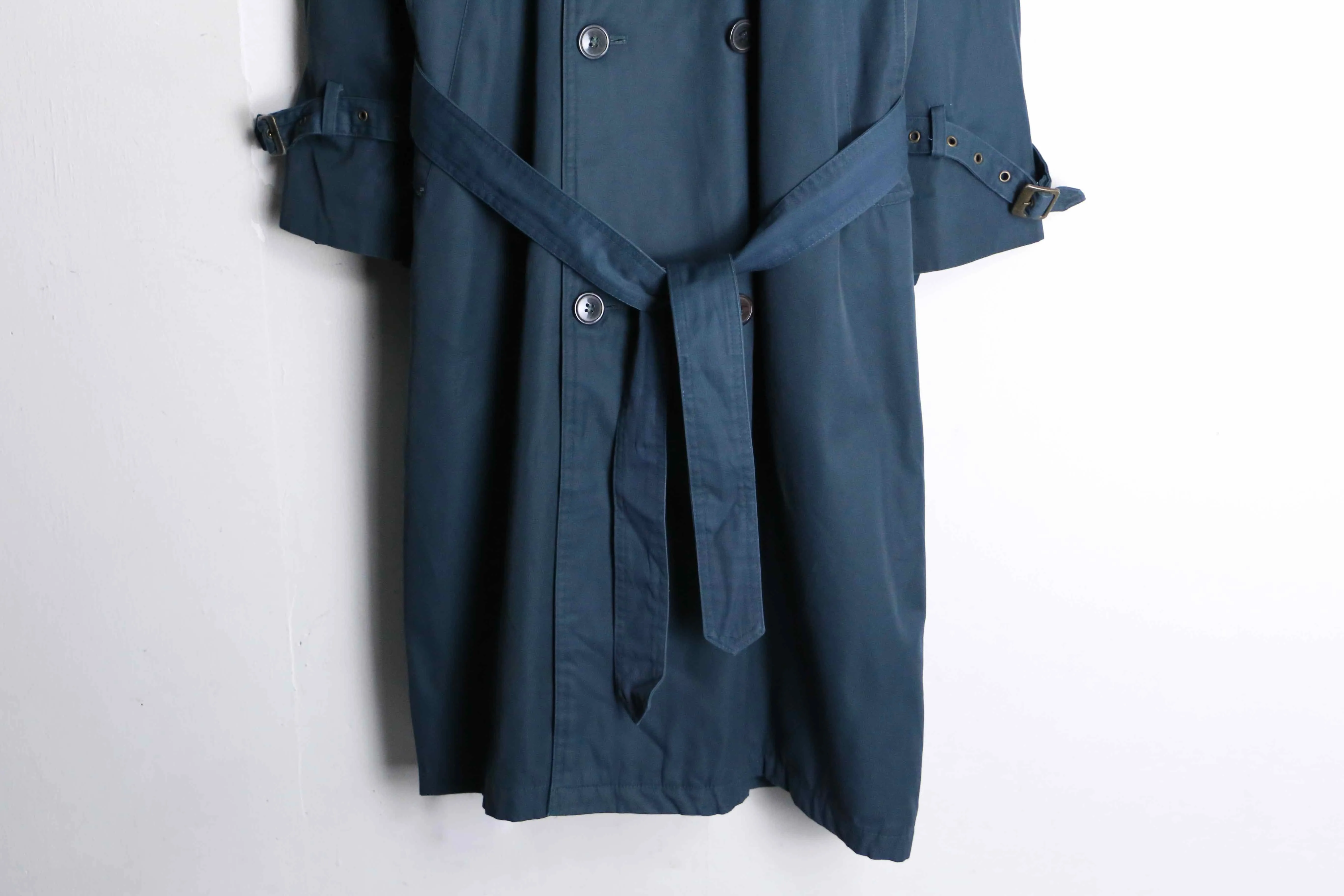 navy color trench coat