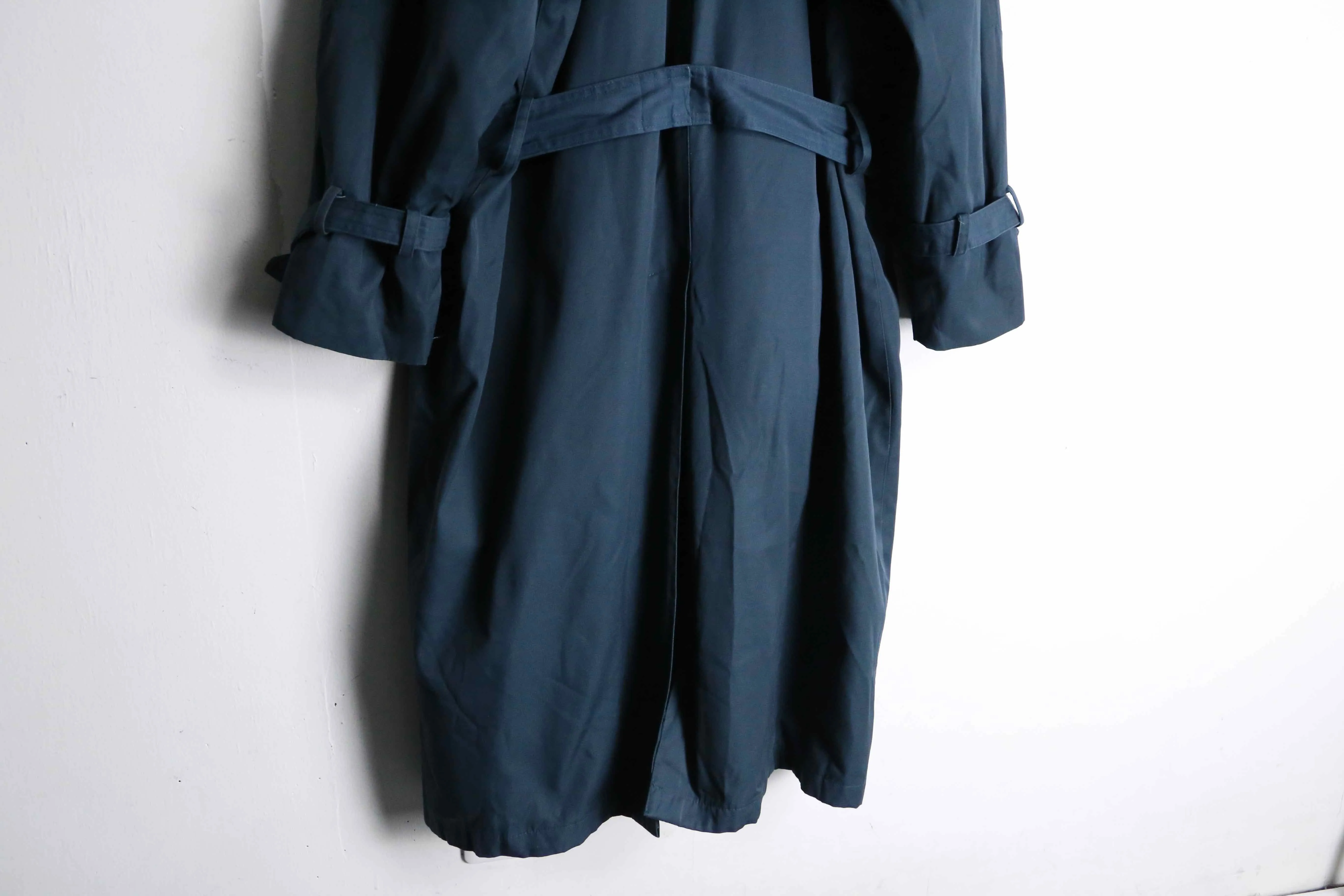 navy color trench coat