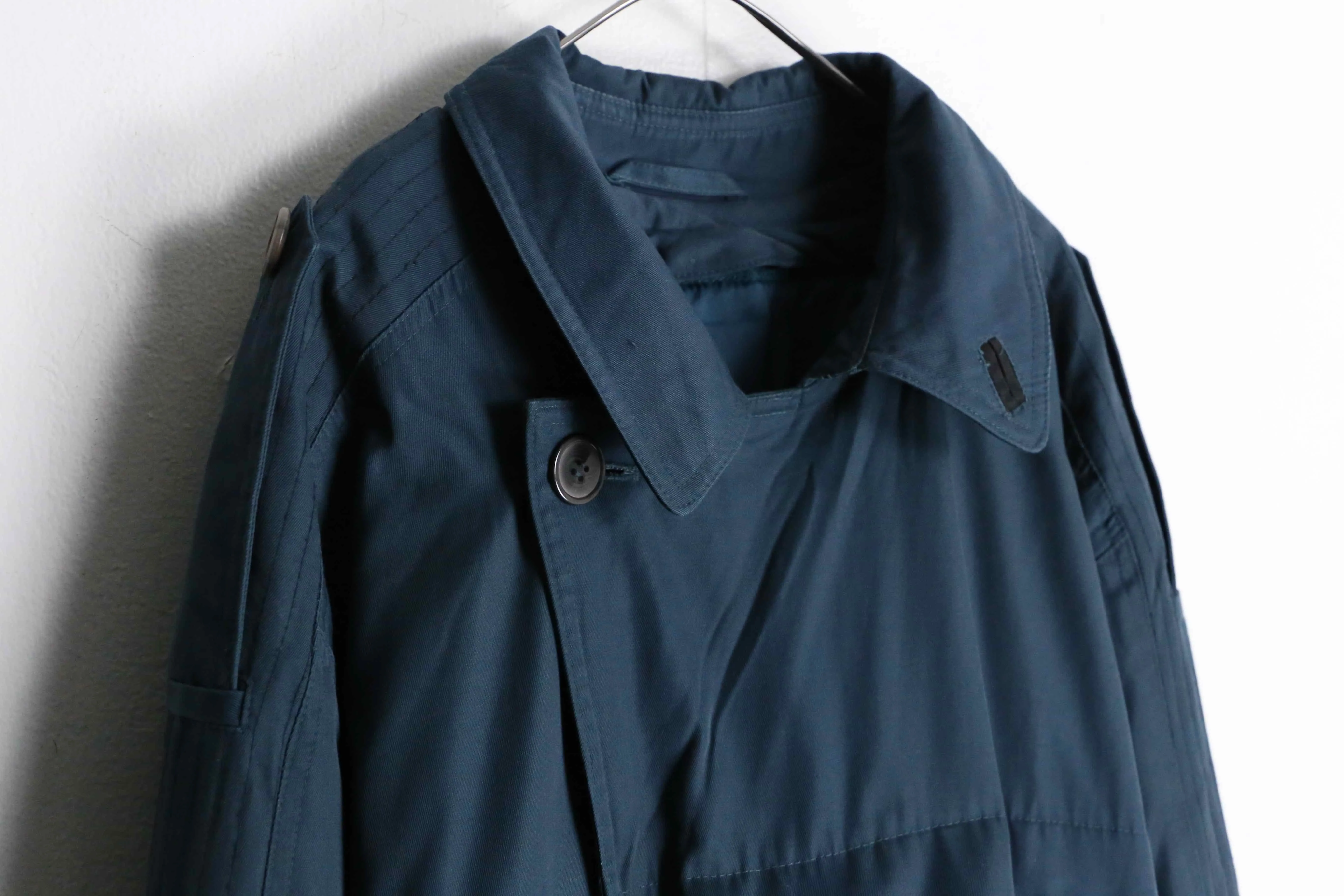 navy color trench coat