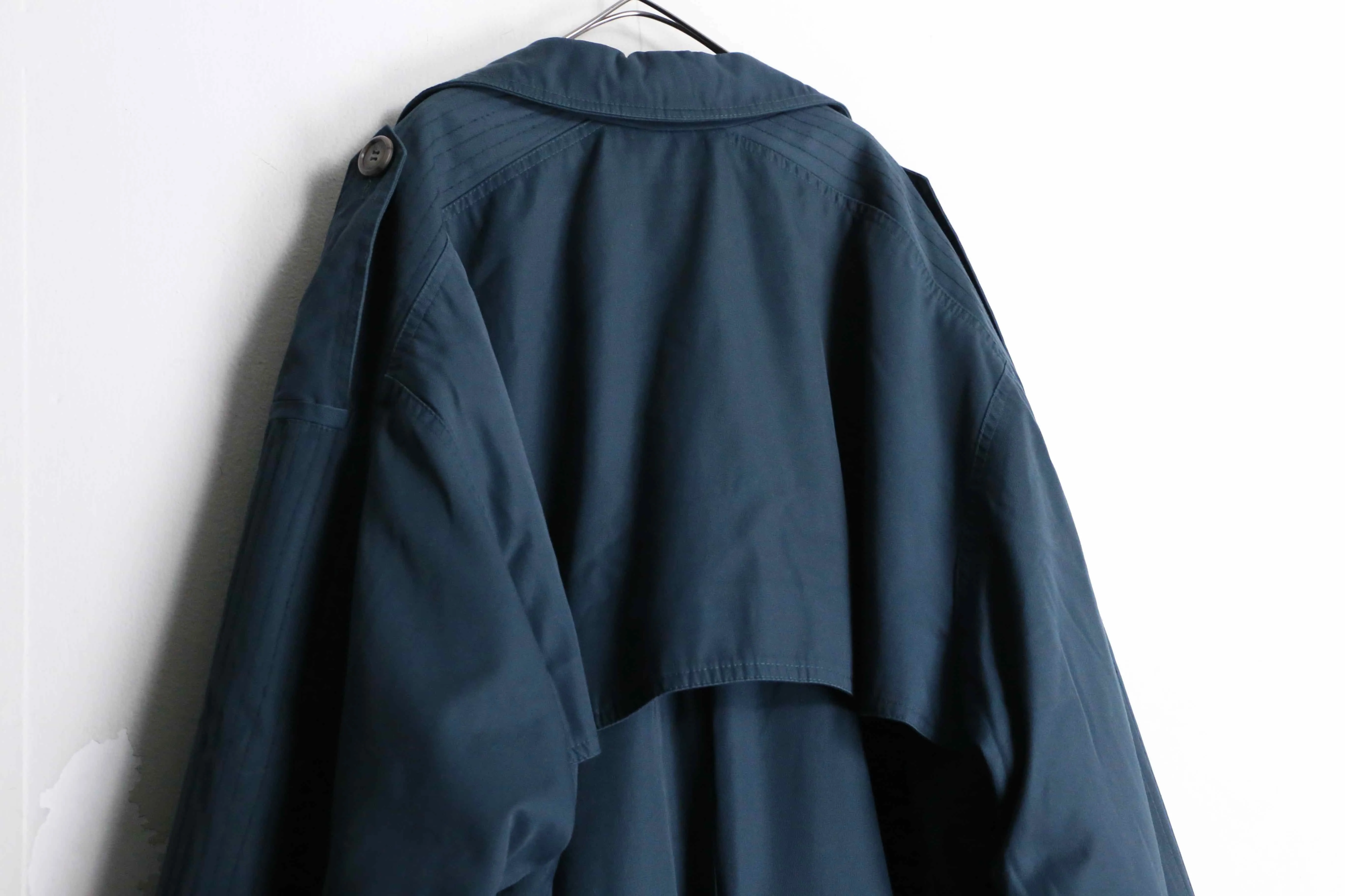 navy color trench coat