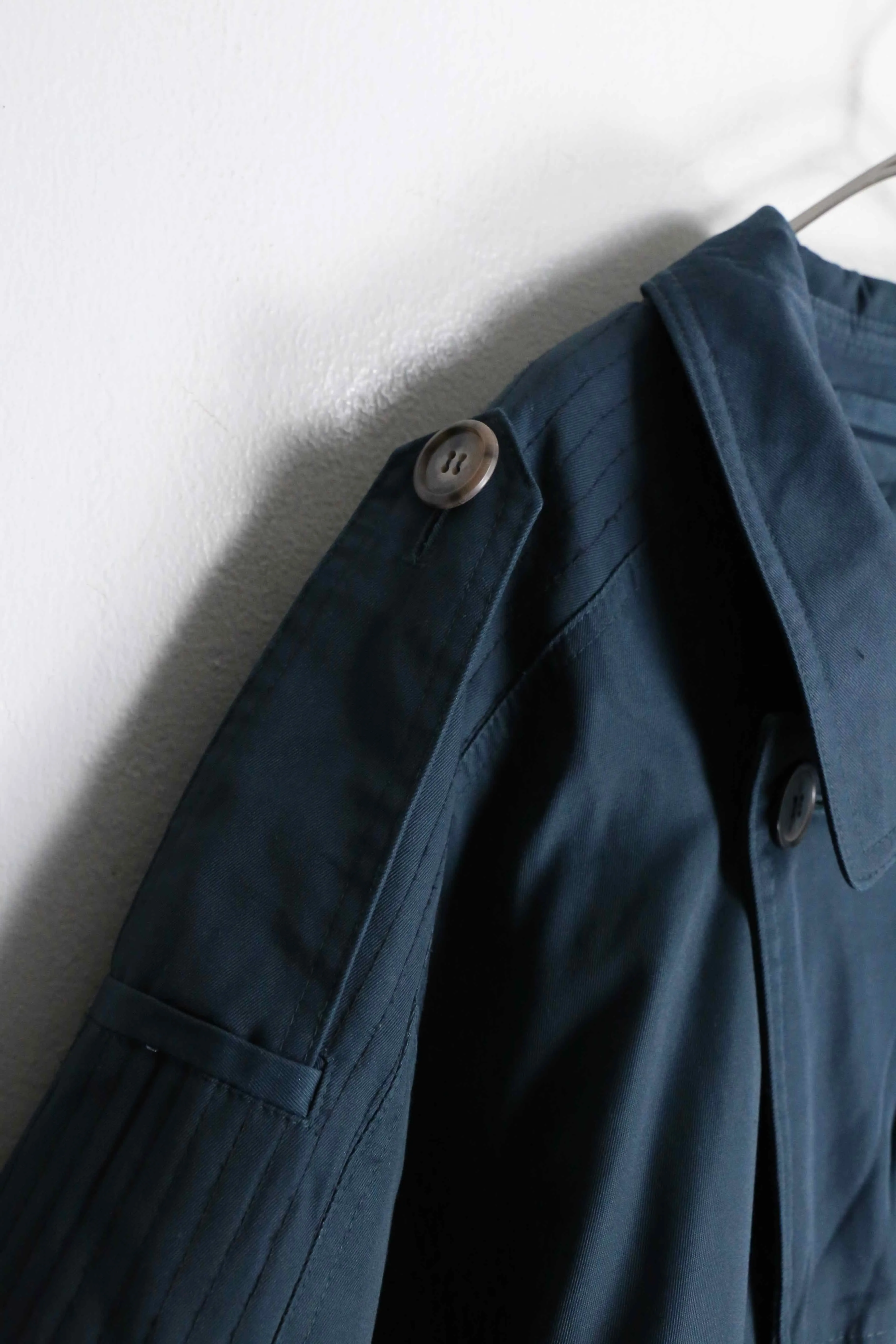 navy color trench coat