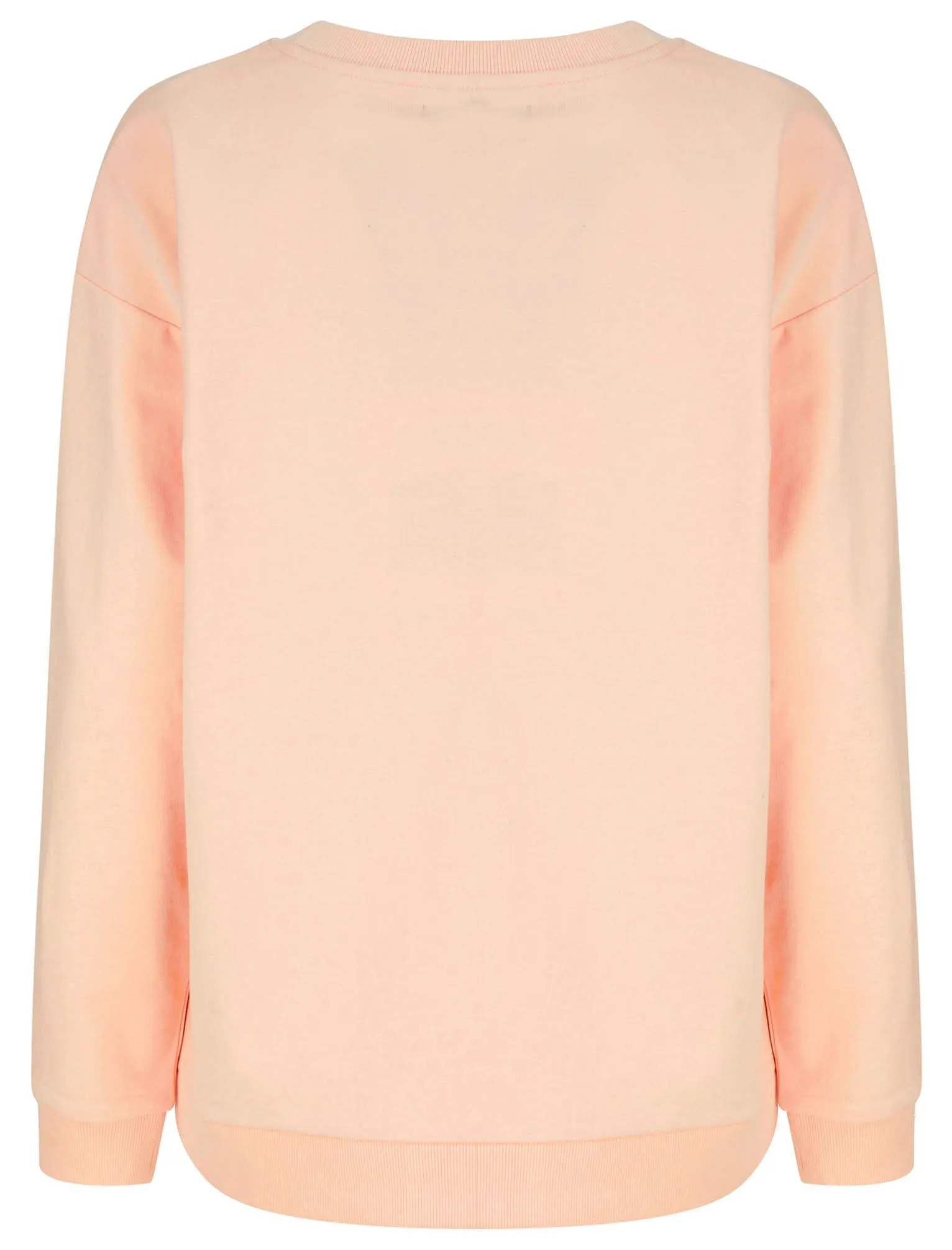 New Soho NYC Motif Crew Neck Sweatshirt in Cameo Rose - Weekend Vibes