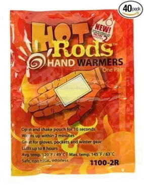 OCCUNOMIX - Hot Rods Hand Warmers 40PR/BX (sold by the pair)