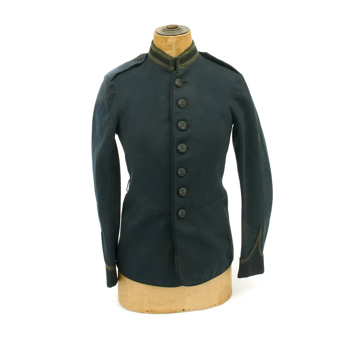 Original British King's Royal Rifle Volunteer Regiment Tunic and Fur Busby circa 1902