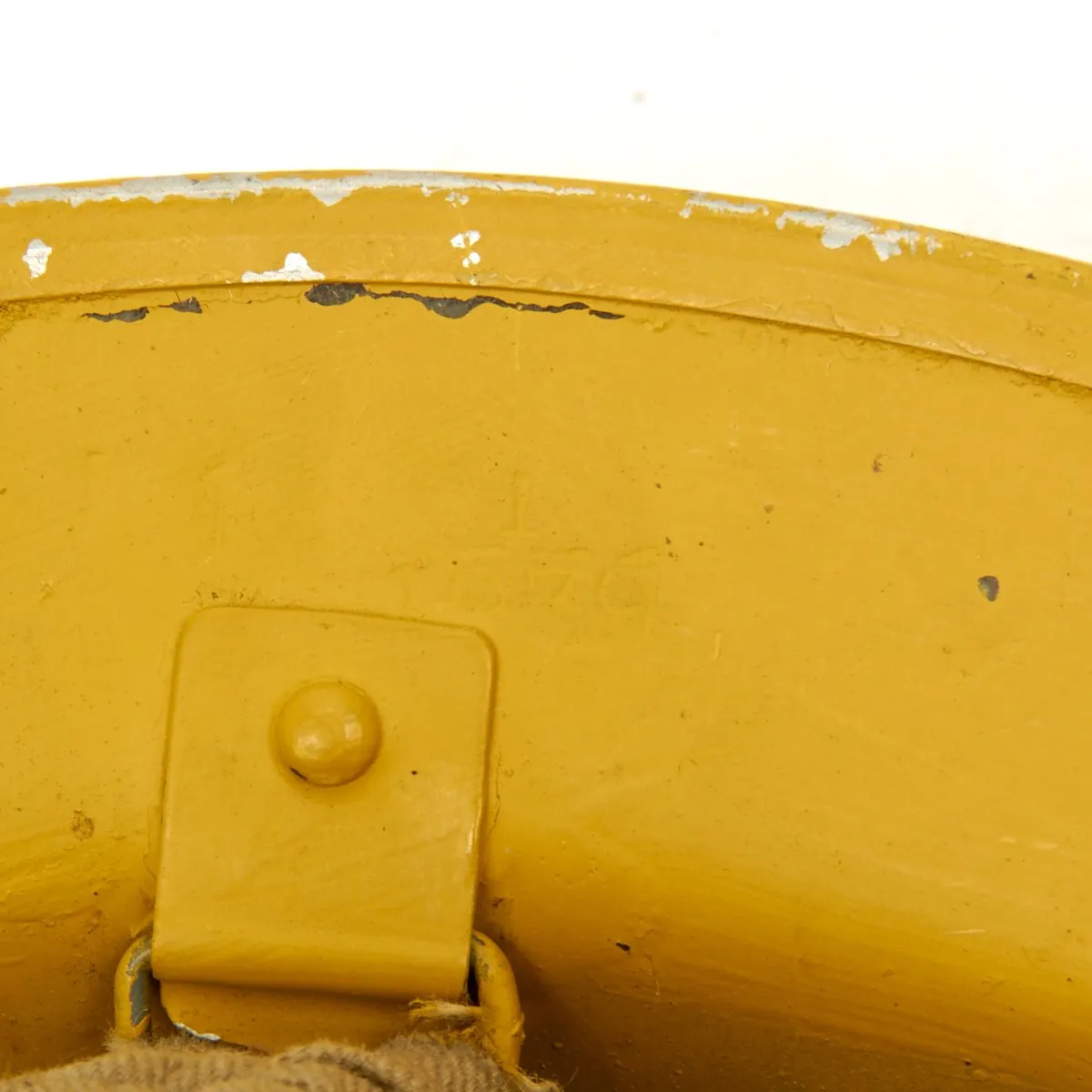 Original British WWII Brodie MkII Steel Helmet used by Norwegian Civil Defense - Dated 1939