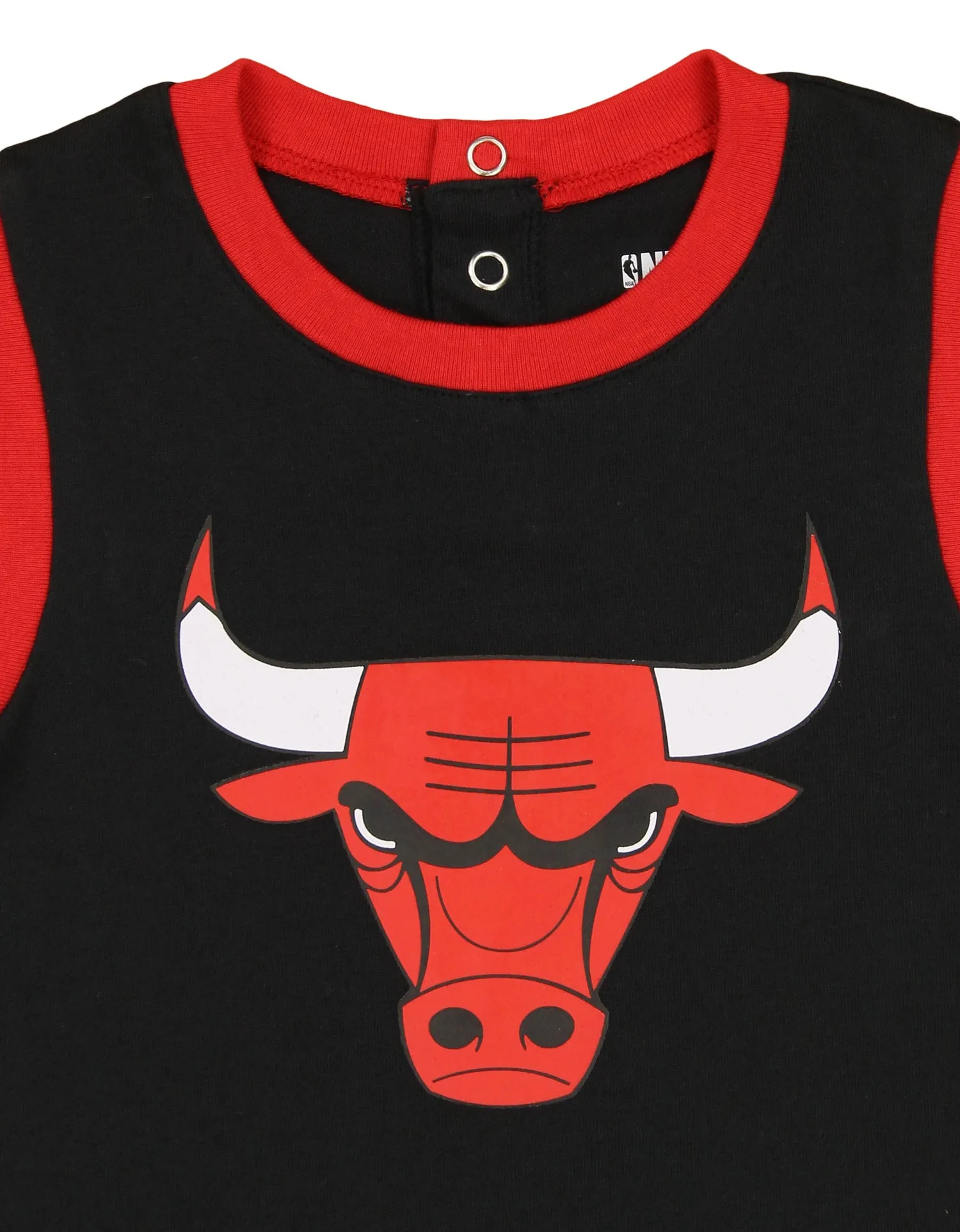 Outerstuff NBA Infant Chicago Bulls Bodysuit and Pant Set, Red/Black