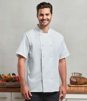 Premier - Coolchecker® Short Sleeve Chef's Jacket