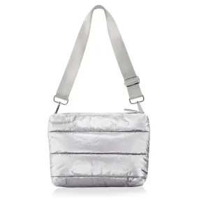 Puffer Purse in Silver